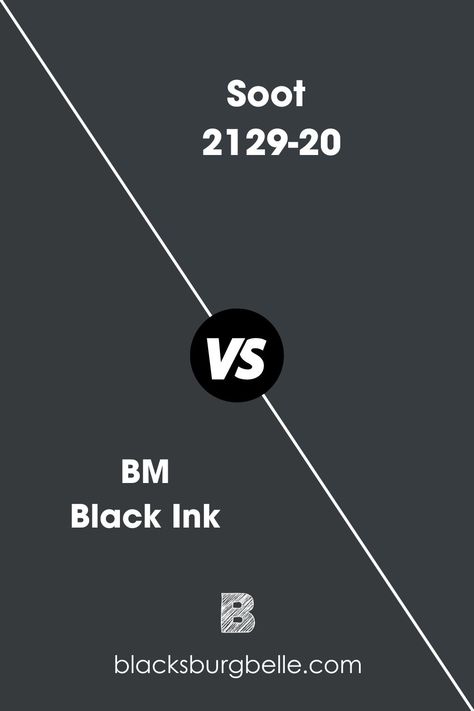 Black Ink has an LRV of 5.81, lower than that of Soot. It’s also not as soft as Soot. Tan Paint Colors, Black Paint Color, Cumulus Clouds, Create Color Palette, The Undertones, Colored Ceiling, Back Painting, Larger Than Life, Grey Paint Colors