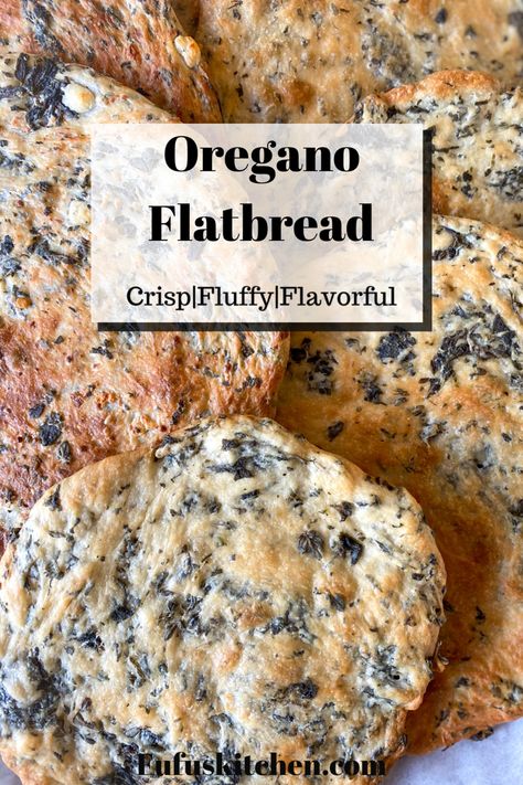 This super delicious and easy oregano flatbread is the perfect snack or foundation for an amazing Middle Eastern brunch. #oregano #flatbread #bread #breadmaking Fresh Oregano Recipes, Middle Eastern Brunch, Oregano Bread, Arabic Breakfast, Oregano Recipes, Fresh Herb Recipes, Dough Recipes, Za Atar, Herb Recipes