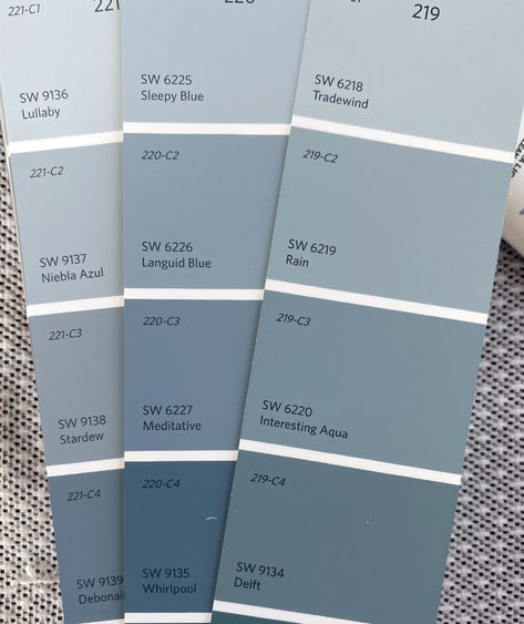 SW Tradewind color deck showing monochromatic pallet Blue Gray Paint Colors, Penthouse Living, Blue Gray Paint, House Paint Interior, House Color Palettes, Blue Paint Colors, House Color Schemes, Sherwin Williams Paint Colors, Grey Paint Colors