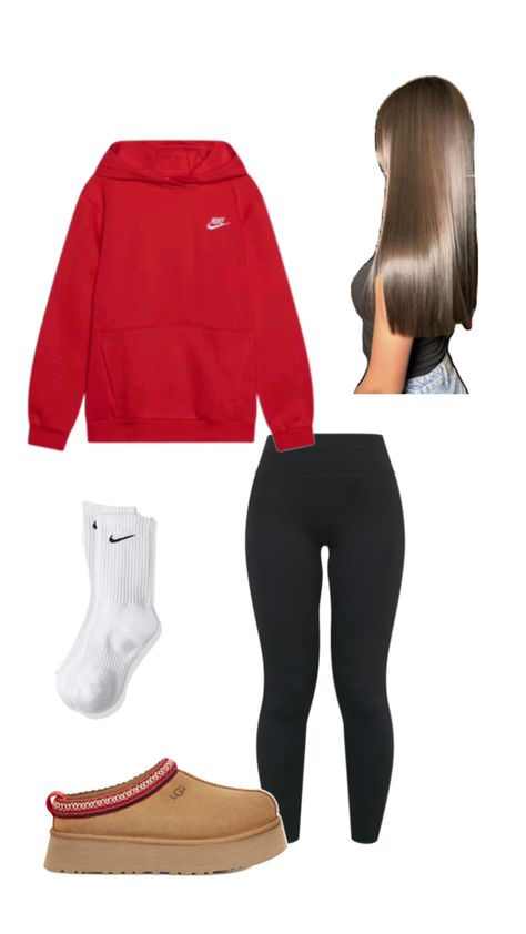 School Outfits Leggings, Outfits Leggings, Simple Outfits For School, Cute Nike Outfits, Casual Preppy Outfits, Outfit Inspo Casual, Legging Outfits, Trendy Outfits For Teens, Cute Lazy Outfits