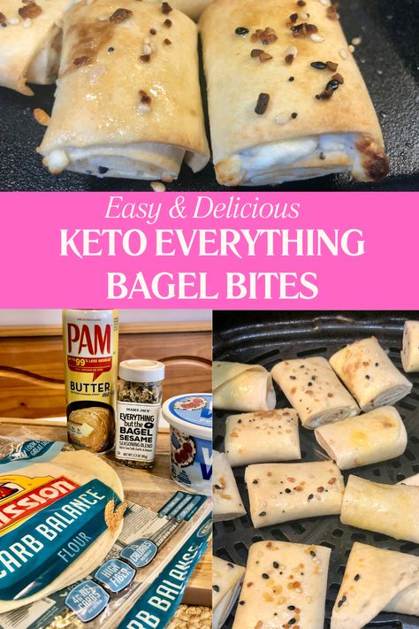 Discover the ultimate low carb breakfast idea with our Air Fryer Keto Everything Bagel Bites! These healthy breakfast bites are perfect for Weight Watchers and packed with flavor. Enjoy guilt-free indulgence while staying on track with your wellness goals. Try our everything bagel bite recipes today! #LowCarbBreakfastIdeas #HealthyBreakfast #WeightWatchersBreakfast #EverythingBagelBites Everything Bagel Bites, Keto Everything Bagel, Bagel Bites Recipe, Keto Everything, Keto Bagel, Air Fryer Keto, Air Fryer Recipes Low Carb, Vegan Finger Foods, Low Carb Bagels