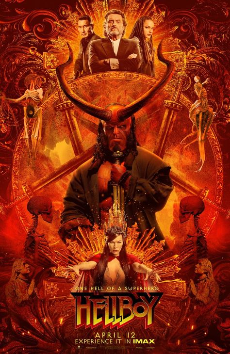 Hellboy 2019 Film - 8 x Official Movie Posters Artwork - #epicheroes Exclusive Check more at http://telonazx.cloudaccess.host/ Nerd Movies, Hellboy Movie, Epic Hero, Dc Legends, Movie Artwork, Mike Mignola, Milla Jovovich, Dc Movies, Nicolas Cage