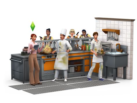 Sims 4 Ideas, Sims 4 Restaurant, English Logo, Unique Restaurants, Game Info, Best Sims, Sims 4 Game, Food Quality, Sims Mods