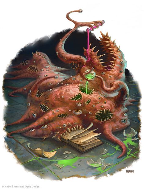 Gibbering Mouther - Aberration -- DnD Monsters #DungeonCrawling #DnD #Monsters #Aberration #GibberingMouther #Inspiration #Magic #Fantasy #JRusso Gibbering Mouther, Lovecraft Art, D D Monsters, Eldritch Horror, Cthulhu Mythos, Forgotten Realms, Love Monster, Dnd Monsters, Alien Creatures