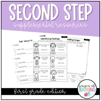 Second Step Kindergarten, Second Step Curriculum Activities, Second Step Curriculum, Asd Classroom, Emotional Books, Life Skills Lessons, Feelings Book, About School, Social Emotional Skills