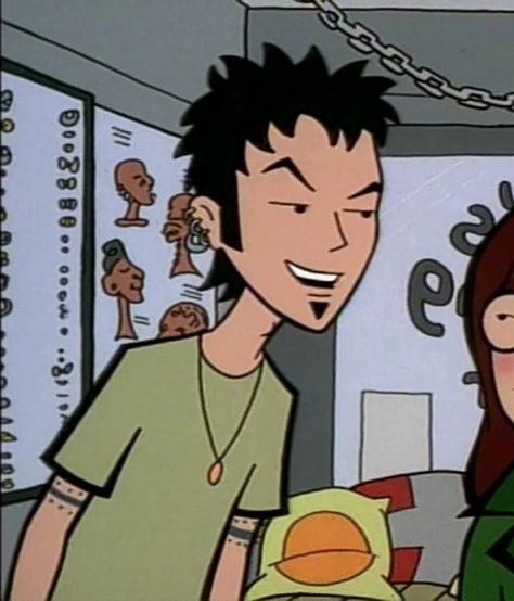 Cartoon Profile Pics Cute, Daria Show, Trent Lane, Mtv Daria, Daria Mtv, Cute Profile, Pfp Matching, Cartoon Profile, Cartoon Profile Pics