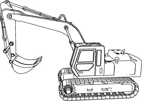 Inspired Picture of Excavator Coloring Page . Excavator Coloring Page Excavator Coloring Page Disney Coloring Pages #coloring #coloringpages  #printablecoloringpages Tractor Coloring Pages, Lego Coloring, Lego Coloring Pages, Childhood Photography, Birth Colors, Cat Excavator, Coloring Pages Inspirational, Truck Coloring Pages, Cummins Diesel