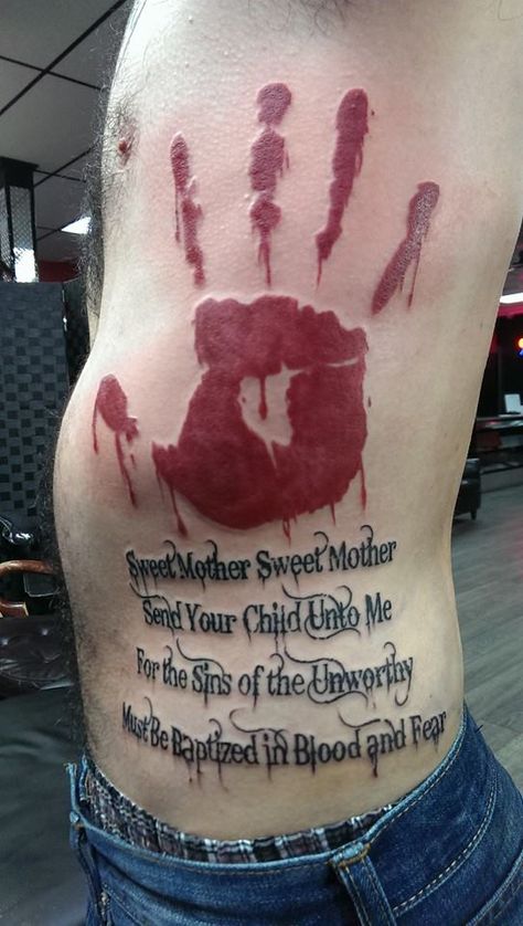 #tattoo #red #handprint Handprint Tattoo, Red Handprint, Fire Tattoos, Tattoo Red, Fire Tattoo, Hand Print, Print Tattoos, Paw Print Tattoo, Paw Print