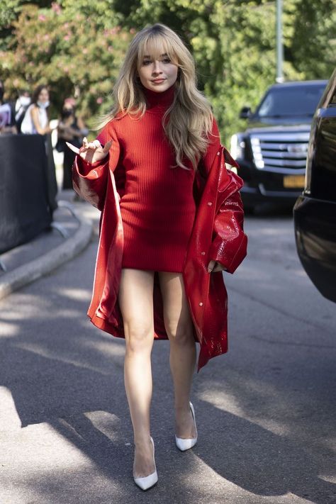 Sabrina Carpenter Style, Sabrina Carpenter Outfits, Michael Kors Fashion, Outfit Look, Celebrity Outfits, Elegant Outfit, Sabrina Carpenter, Christmas Outfit, Celebrity Style