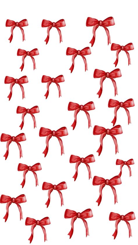 Red Bows Wallpapers, Red Bows Aesthetic, Bows Wallpaper Iphone, Euphoric Photography, Red And White Christmas Background, Red Bow Wallpaper, Christmas Bow Wallpaper, Widgets Christmas, Red Christmas Wallpaper