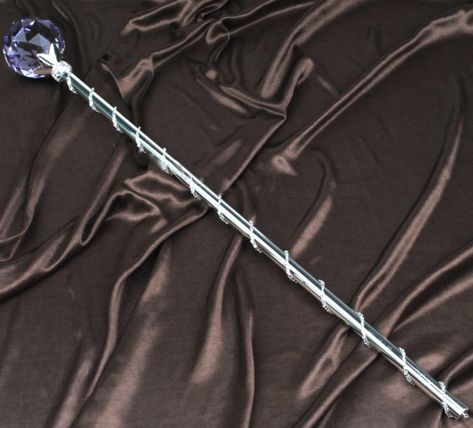 Spell-Casting Purple Crystal Scepter Wand Vintage Wreaths, Rod And Staff, Floral Headdress, Goddess Crown, Spell Cast, Vintage Wreath, Mermaid Fairy, Star Headband, Gold Hair Accessories