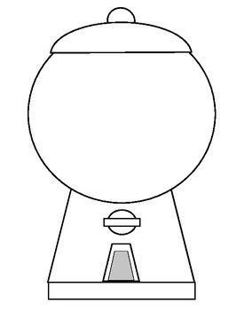 Gumball Machine Template, Preschool Charts, Gumball Machine, Templates Printable Free, Coloring Page, Gum, Coloring Pages, I Hope, Color