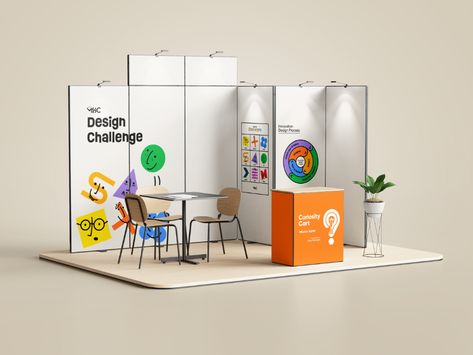 Bryn Wieking on Behance Mini Stand, Trade Show Booth Design, Graphic Design Student, Creative Office, Exhibition Display, Tradeshow Booth, Exhibition Booth, Office Set, African Diaspora