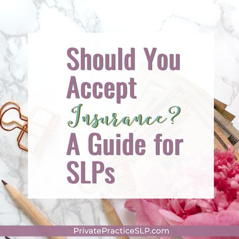 Should You Become an Insurance Provider — Private Practice SLP Slp Private Practice, Icd 10 Coding, Private Practice, Grad School, Read Later, Speech Therapy, Counseling, Insurance