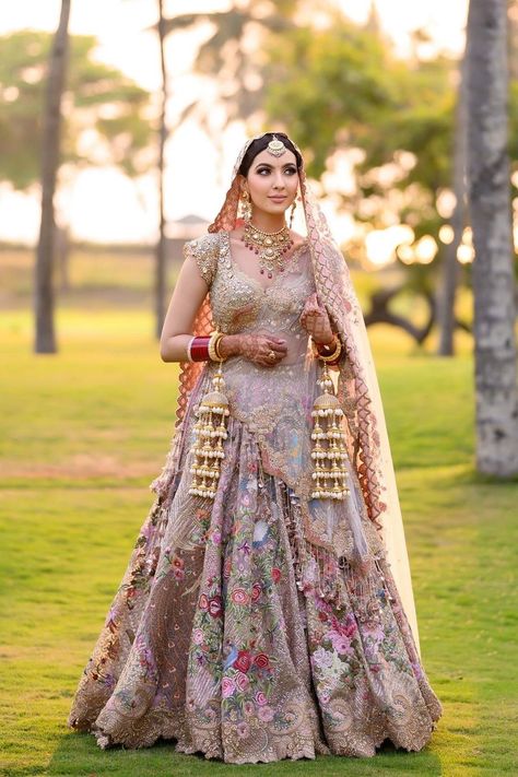 Planning to wear a pink bridal lehenga at your wedding? Here are 50+ bridal lehengas in all shades of pink to inspire you. Pastel Bridal Lehenga, भारतीय दुल्हन संबंधी, Pastel Lehenga, Pink Bridal Lehenga, Latest Bridal Lehenga Designs, Indian Dress Up, Pengantin India, Bridal Lehenga Designs, Latest Bridal Lehenga