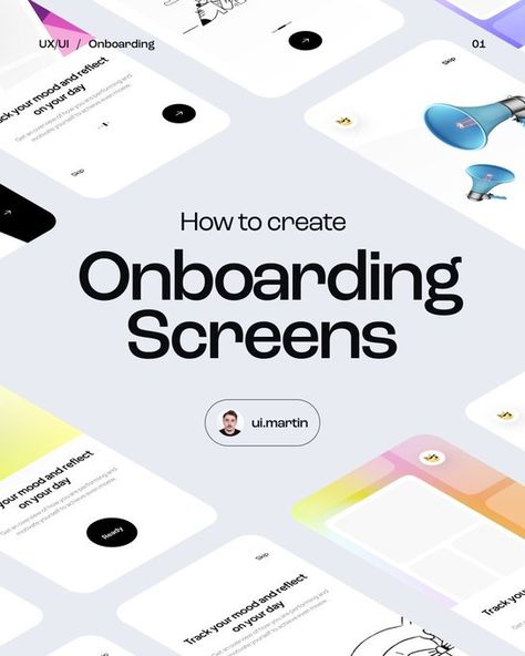 If you are a UI/UX Designer and you don't know how to create an onboarding screen when designing. In this post, I'll show you the process on how to create onboarding screens for your next design project. Reposts are highly appreciated 💜 Onboarding Screens Ui Design, Onboarding Design, Onboarding Screen, Onboarding App, App Onboarding, Onboarding Ui, House App, App Interface Design, Ui Ux Designer