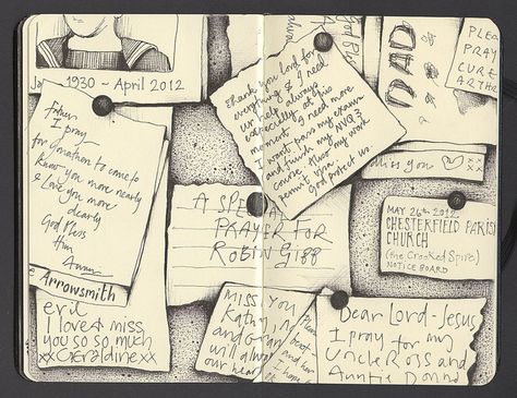 15 memory by andrea joseph's illustrations, via Flickr Andrea Joseph, Visual Journals, Sketch Note, Moleskine Sketchbook, Sketch Journal, Doodle Art Journals, Cool Journals, Drawing Journal, Artist Journal