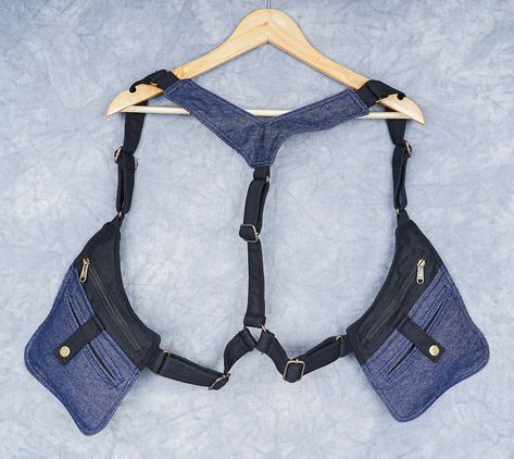 Shoulder Holster Bag, Shoulder Holster, Holster Bag, Blue Belt, Adjustable Bag, Big Pocket, Travel Time, Smart Phones, Hip Bag