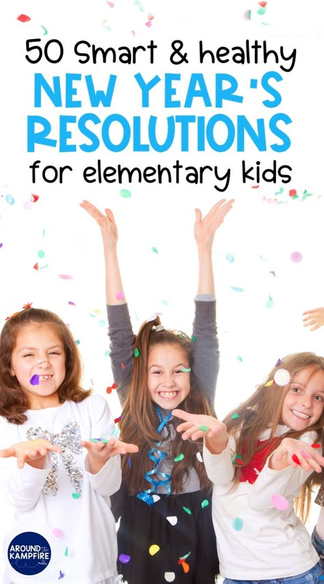 elementary students celebrating New Year's and writing resolutions at school Posters Free Printables, Resolution For Kids, Burlap Classroom Decor, Goals For School, Telling Time Activities, After Winter Break, Winter Break Activities, Second Grade Activities, Curriculum Night