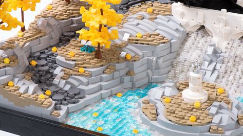 Lego Rivendell, Lego Diorama, Lego Furniture, Lego Spaceship, Lego Mechs, Lego Trains, Lego Craft, Lego Creative, Lego Castle