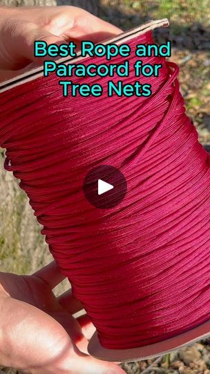 20K views · 2.2K reactions | Excerpt from my new “How to Weave a Tree Net” video course. This is by far the most asked question I get about tree nets. Check out the link in my bio to see the full course!  #treenet #spacenet #bouncyhouse#weave #tutorial #howto #crafty #family #backyard #trees #paracord #learning #diy #treehouse #trampoline #handwoven #learning #knots #paracordproject #maker | CanopyCraft | canopy.craft · Original audio Paracord Tree Net, Tree Net Diy, Diy Tree Net, Diy Treehouse, Tree Net, Backyard Trees, Family Backyard, Bouncy House, Tree House Designs