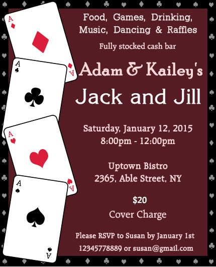 Cards invitation for jack and jill party Jack And Jill Shower Invitations, Jack And Jill Fundraiser Ideas, Jack And Jill Wedding Shower Ideas, Jack And Jill Party Ideas, Jack And Jill Party, Priscilla Wedding, Book Baby Shower Invitation, Decades Party, Toy Story Invitations