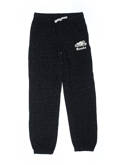 Roots Kids Sweatpants Size: 10 Black Sporting & Activewear - used. 60% Cotton, 40% Polyester, Print, Adjustable | Roots Kids Sweatpants - Adjustable: Black Sporting & Activewear - Size 10 Cheap Black Sweatpants, Black Cotton Sweatpants For Sports, Cheap Black Cargo Sweatpants, Sporty Black Cotton Sweatpants, Roots Sweatpants, Sporty Black 4-way Stretch Sweatpants, Black Roots, Dr Closet, Black Sweatpants