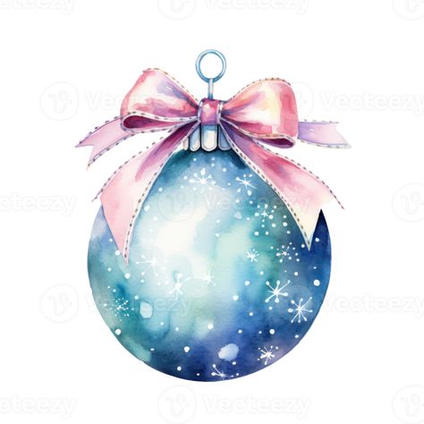 Watercolor Christmas ball isolated Christmas Baubles Painting, Watercolor Christmas, Christmas Ball, Christmas Watercolor, Cool Cards, Christmas Baubles, Christmas Balls, Christmas Art, Free Png