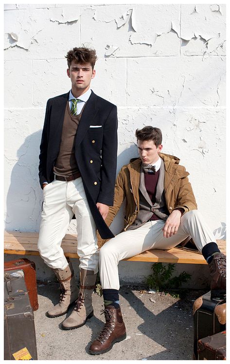 Ziozia Spring/Summer 2010 Campaign | Sean O’Pry & Tyler Riggs | The Fashionisto Dandy Look, Sean O'pry, Style College, Preppy Boys, Mens Fashion Edgy, Mens Fashion Smart, Dapper Style, Sharp Dressed Man, Zara Man