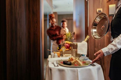 This Is the Most Popular Room Service Order in the World, According to Hotels.com Room Service Food, Room Service Hotel, Hotel Room Service, Ashford Castle, Castles In Ireland, Hotel Services, Modern Hotel, Dream Travel Destinations, Room Service