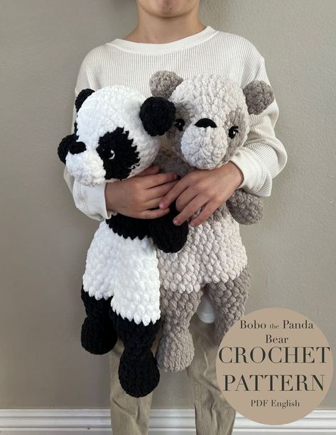 Bobo The Panda Bear Pattern, crochet panda pattern only free crochet toy patterns amigurumi teddy bears #freecrochettoypatternsamigurumiteddybears #crochet #crochettoy #crochetpattern #crochetpatterns 1.1155 Chunky Yarn Stuffed Animal, Crochet Panda Pattern Free, Crochet Panda Pattern, Toys Quotes, Bear Pattern Crochet, 2024 Crochet, Teddy Bear Crochet, Diy Crochet Toys, Panda Pattern