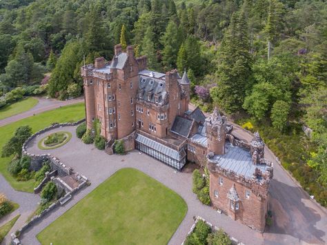 Scottish Castles For Sale, Highlands Castle, Abandoned Mansion For Sale, Scottish Homes, Uninhabited Island, Castle Scotland, Castles In Scotland, Scotland Castles, Abandoned Castles