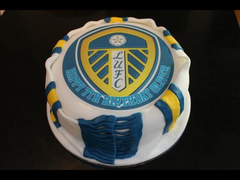 70th Birthday Cake, Shirt Cake, Baking Stuff, 18th Birthday Cake, Leeds United, 70th Birthday, Cake Inspiration, 18th Birthday, Leeds