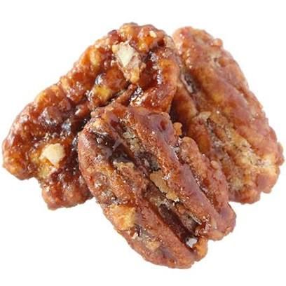 Honey-Glazed Pecans Honey Glazed Pecans, Honey Glazed Pecans Recipe, Honey Pecans, Pecan Recipes Easy, Honey Roasted Pecans, Glazed Pecans, Nut Granola, Honey Toast, Honey Glazed