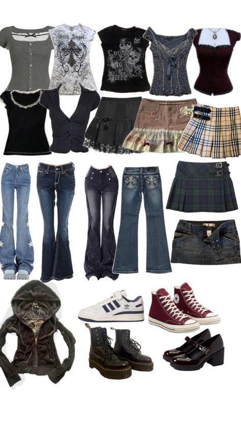 Twilight Outfits, Vampire Diaries Outfits, Downtown Outfits, 2000s Outfits, Thrifted Outfits, Clothes And Shoes, Weekly Outfits, 2000s Fashion Outfits, Swaggy Outfits