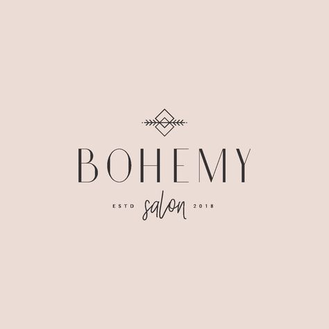 logo design, branding, logo, bohemian logo, boho logo, boho design, branding package, modern logo, graphic design, hair salon, beach salon, beachy hair. Bohemian Logo, Feminine Watercolor, Boho Logo Design, Hair Salon Logos, Chic Logo, Salon Logo Design, Inspiration Logo Design, Logo Graphic Design, Boho Logo