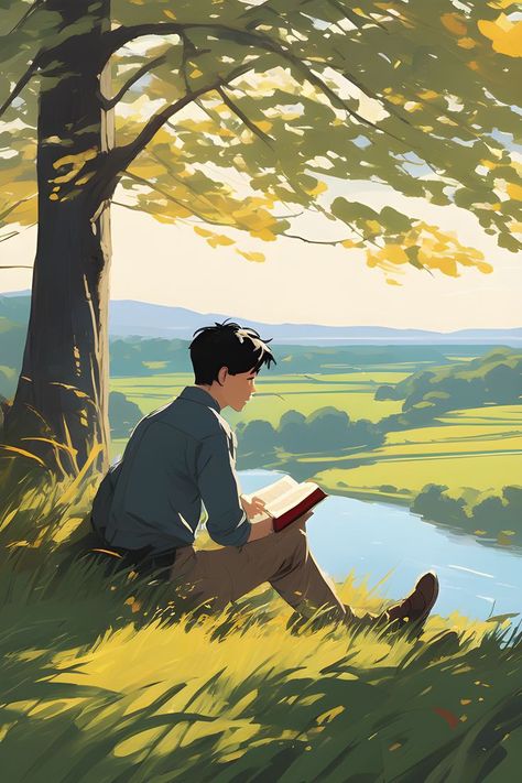 Lofi Anime Art, Boy Studying, Love Animation Wallpaper, Cool Wallpapers Cartoon, Cool Wallpapers Art, Anime Artwork Wallpaper, Digital Art Anime, Cool Anime Pictures, Dreamy Art