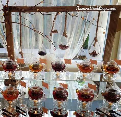 Samira Nosrati on Instagram: “Relaxation station..... #samiraweddings #tea #teahouse #teastation #teabar #teatime #teaspot #chaikhone #moderntea #catering #occatering…” Tea Bar Station Party, Tea Bar Wedding, Tea Bar Station, Teahouse Design, Coffee Station Wedding, Massage Content, Wellness Tourism, Tea Buffet, Pancake Shop