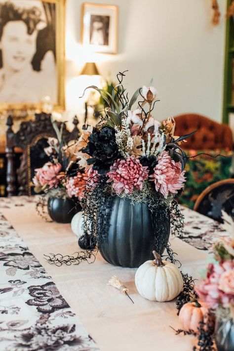 pumpkin bridal shower decor for halloween Black Pumpkins, Getting Hitched, Dark N Stormy, Bridal Shower Decor, Black Pumpkin, Shower Decor, Bridal Shower Decorations, Southern California, Pumpkins