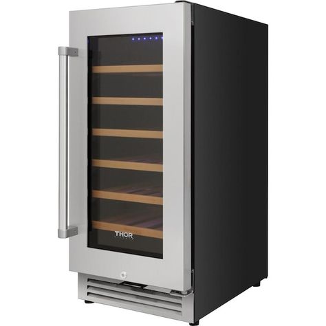 Refrigerator Cabinet Ideas, Wine Refrigerator Cabinet, Built In Wine Cooler, Professional Appliances, Wine Coolers Drinks, Active Charcoal, Wine Preserver, Security Lock, Best Appliances