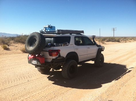 FS/FT BUILT SAS 2001 Toyota Sequoia - Pirate4x4.Com : 4x4 and Off-Road Forum Overland Sequoia, Sequoia Overland, Toyota Sequioa, Toyota Overland, Toyota Offroad, 4runner Mods, Toyota Suv, Overland Truck, Toyota Fortuner