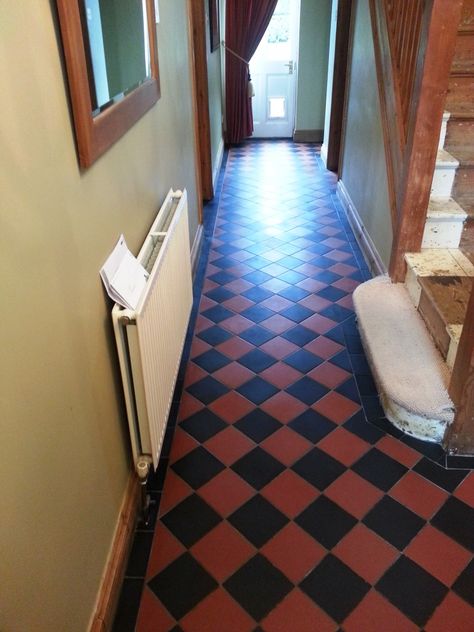 Victorian Tiled Hallway, Victorian Entrance, Victoria Terrace, Minton Tiles, Victorian Hall, Hall Tiles, Victorian Tile, Victorian Hallway, Victorian Floor