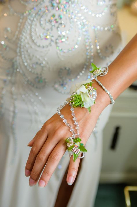 Ring/Corsage Combination Terry Godfrey AIFD Mark Requidan Photographer Ring Corsage Prom, Unique Corsage And Boutonniere, Unique Corsages For Prom, Prom Planning 2023, Unique Corsage Ideas, Prom Corsages 2023, Unique Prom Flowers, Wire Corsage, Unique Prom Corsage Ideas