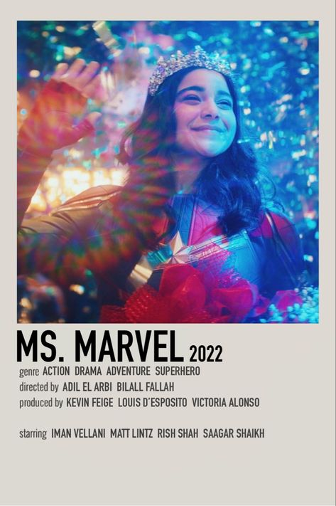 Ms Marvel Poster, Avengers Movie Posters, Movie Character Posters, Marvel Movie Posters, Avengers Poster, Marvel Cards, Movie Card, Marvel Show, Marvel Tv