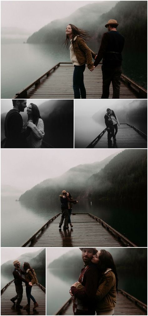 Crescent Lake, Washington: One of Six Best Shoot Locations in the Pacific Northwest for Engagement Photos and Elopements  | Jessica Heron Images | Destination Wedding Photographer based in Washington & Oregon #weddingphotographers #destinationwedding 3 Picture Story Ideas, Pacific Northwest Engagement Photos, Engagement Photos Oregon, Pnw Engagement Photos, Pnw Photoshoot, Couple Landscape, Oregon Engagement Photos, Crescent Lake, Lake Washington