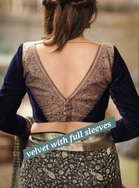 Blouse Design For Kathpadar Saree, Trendy Blouse Designs Front And Back, Trendy Front Neck Blouse Designs, V Neck Kurti Designs Latest, Golden Blouse Designs Pattern Style, Silk Blouse Designs Indian Latest, Cotton Kurti Neck Designs Latest Fashion, Front Blouse Designs Latest, Banaras Saree Blouse Designs Latest