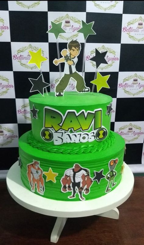 Ben 10 Cake, Ben 10 Birthday, Dummy Cake, 10 Birthday Cake, Ben Ten, Animal Cakes, Character Cakes, Cake Business, Pretty Birthday Cakes