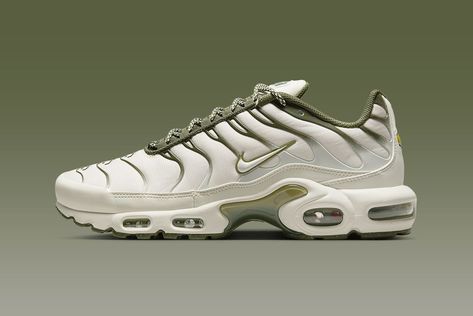 Air Max Plus Tn, Nike Dresses, Nike Air Max Plus, Air Max Plus, Air Max, Nike Air Max, Olive Green, Nike Air, Athletic Shoes