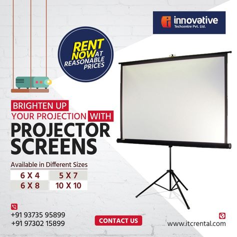 Brighten up your projection with Projector Screens. Rent now at affordable prices. . . . . #projector #epson #benq #movietime🎬 #movie #projectorscreens #projectorscreen #screenplay Projector Screens, Projector Screen, About Time Movie, Projector, Flyer Design, Screen, Design