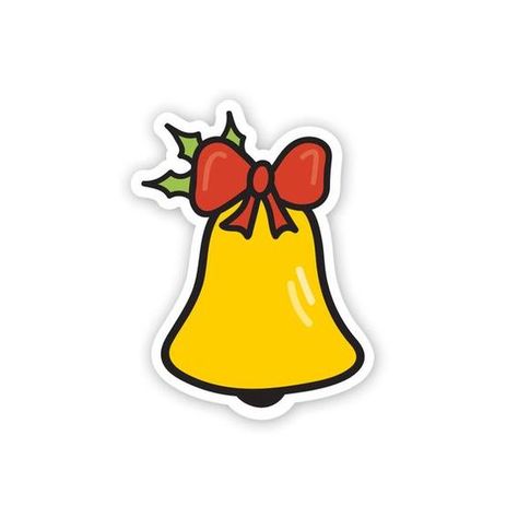 Christmas Bell Stickers, Christmas Sticker, C Preppy Christmas Stickers, Christmas Stickers Cute, Christmas Bells Drawing, Cute Christmas Stickers, Christmas Stickers Printable, Calendar December, Anniversary Cards For Boyfriend, Preppy Stickers, Grinch Christmas Decorations